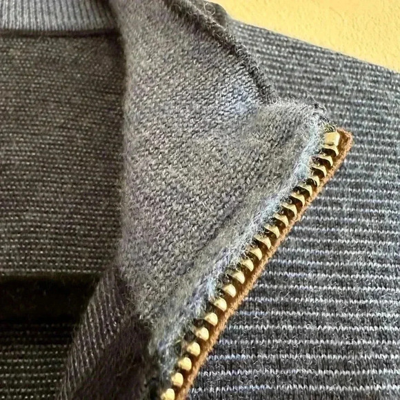 Peter Millar Blue Zip Up Sweater - Picture 9 of 12